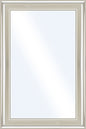 Spiegel JONATHAN SILBER 40x60 cm – Wandspiegel gerahmt modern