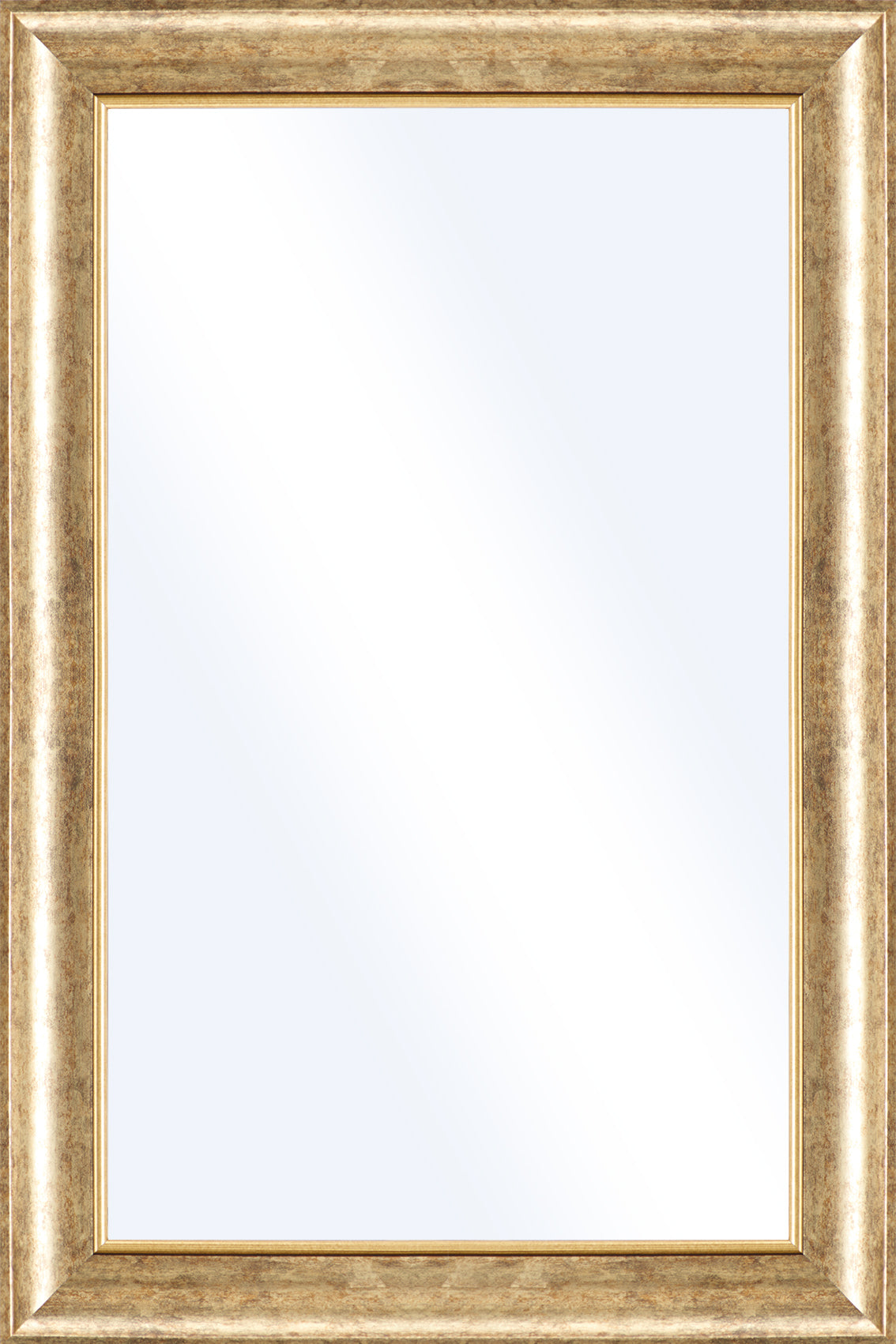 Spiegel JONATHAN GOLD 40x60 cm – Wandspiegel gerahmt modern