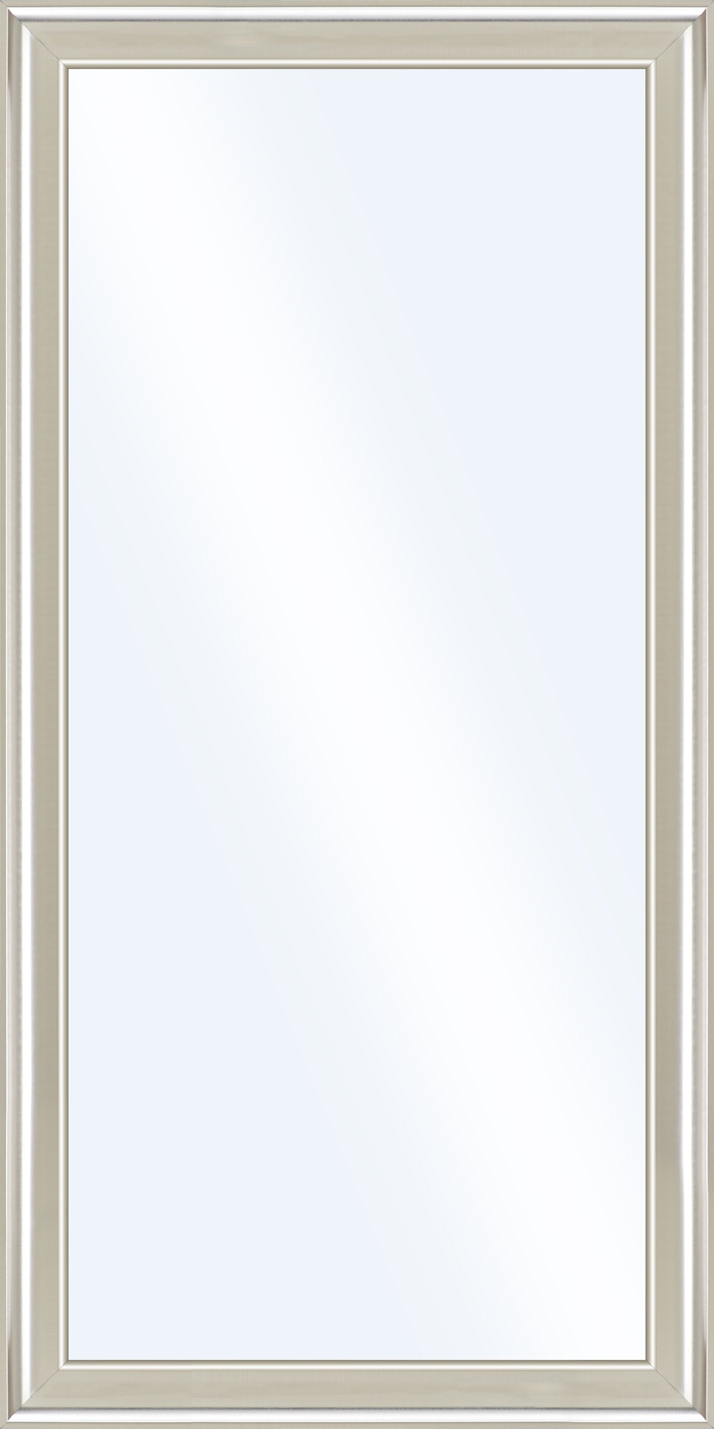 Spiegel JONATHAN SILBER 50x100 cm – Wandspiegel gerahmt modern