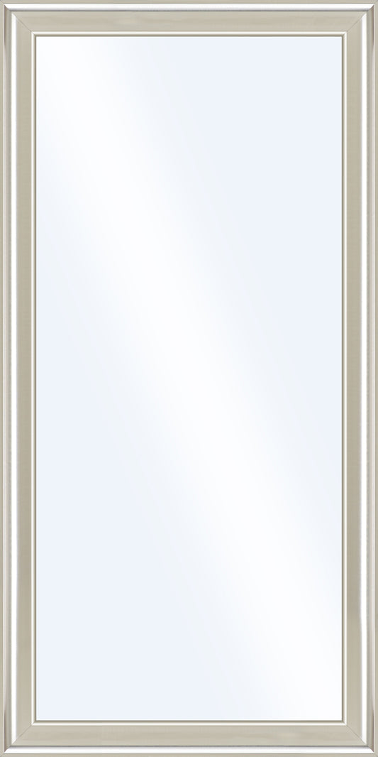 Spiegel JONATHAN SILBER 50x100 cm – Wandspiegel gerahmt modern