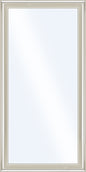 Spiegel JONATHAN SILBER 50x100 cm – Wandspiegel gerahmt modern