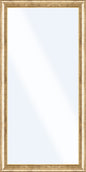 Spiegel JONATHAN GOLD 50x100 cm – Wandspiegel gerahmt modern