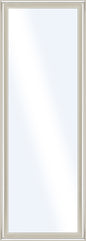 Spiegel JONATHAN SILBER 50x140 cm – Wandspiegel gerahmt modern