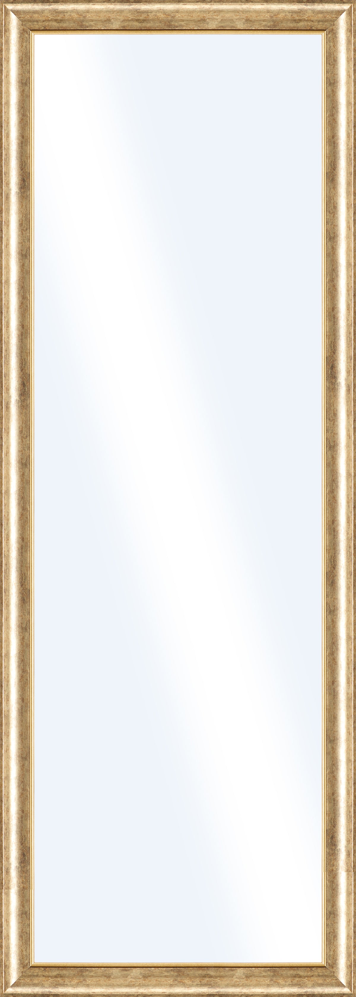 Spiegel JONATHAN GOLD 50x140 cm – Wandspiegel gerahmt modern