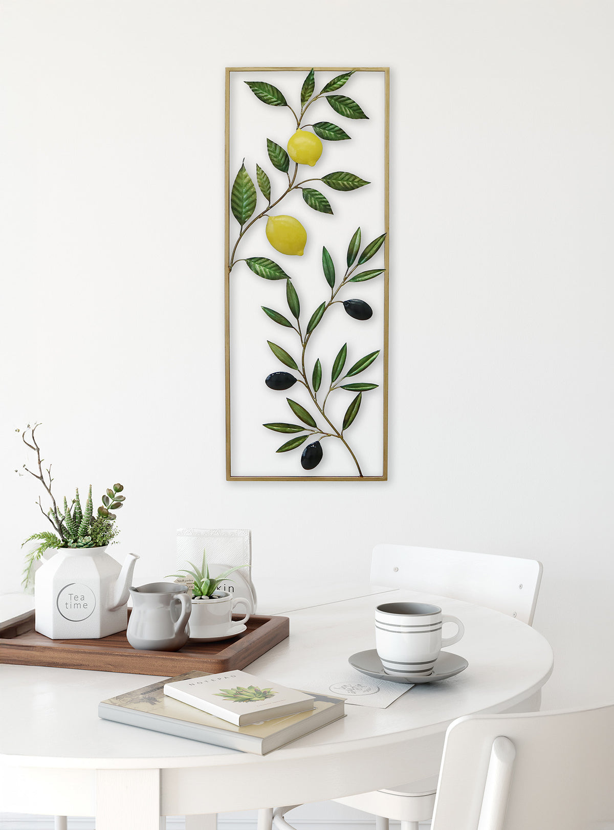 Metallbild ZITRONEN 29x74 cm – Deko modern - Ambiente 1