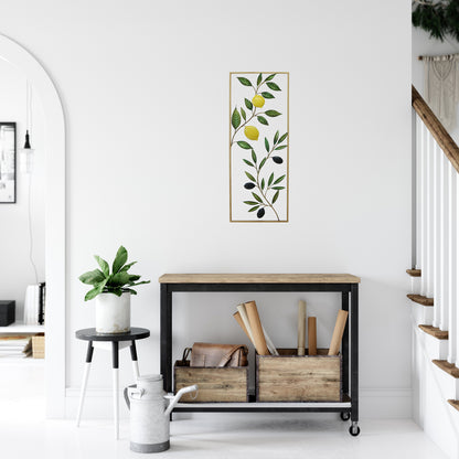 Metallbild ZITRONEN 29x74 cm – Deko modern - Ambiente 2