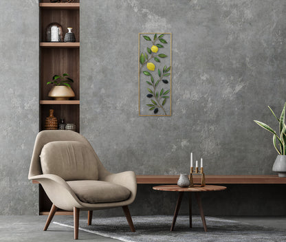 Metallbild ZITRONEN 29x74 cm – Deko modern - Ambiente 3
