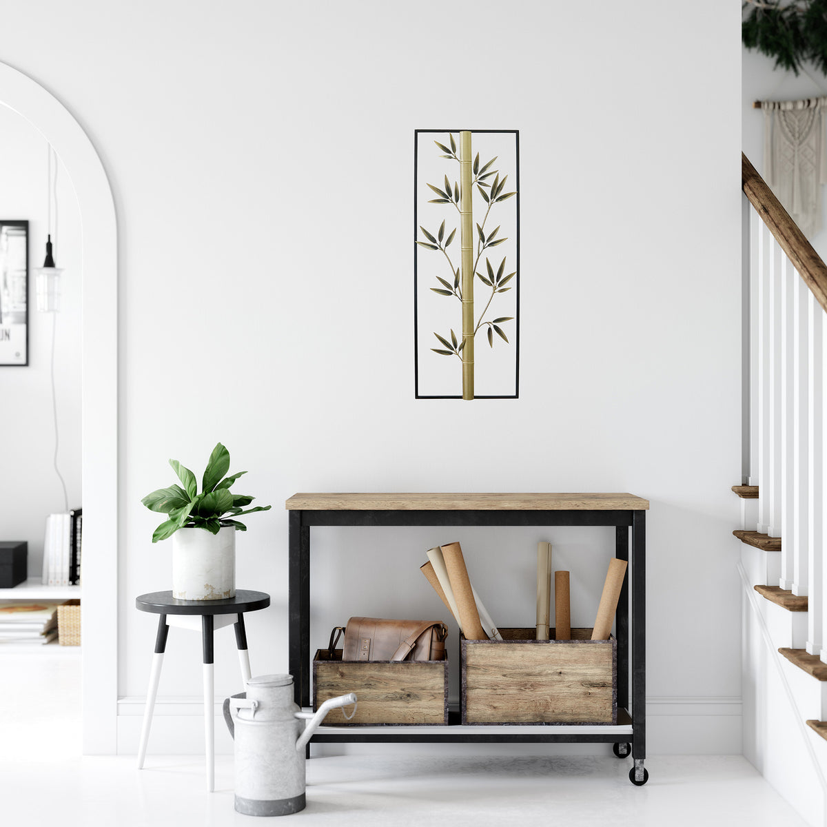 Metallbild BAMBUS 29x74 cm – Deko modern - Ambiente 2
