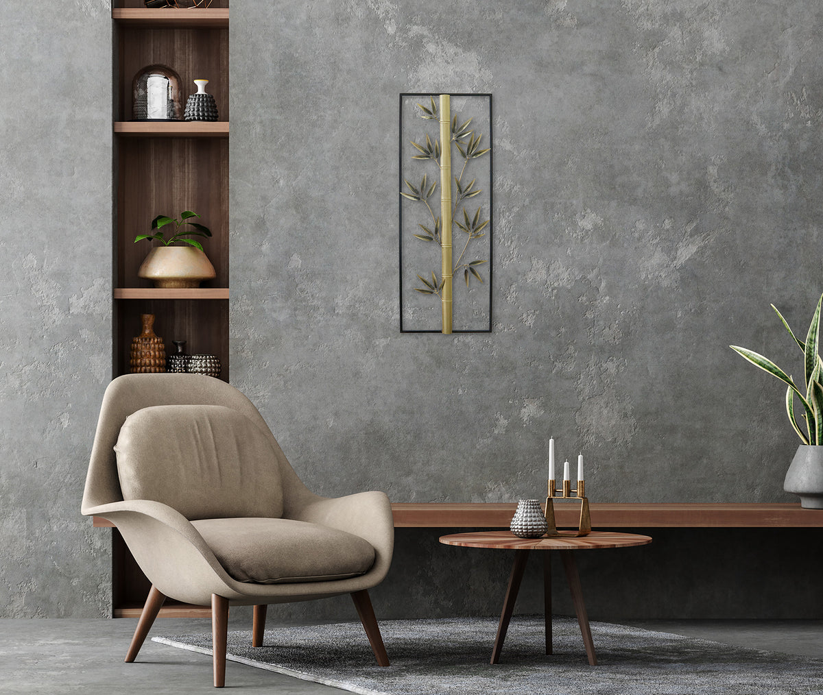 Metallbild BAMBUS 29x74 cm – Deko modern - Ambiente 3