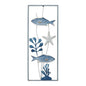Metallbild FISCHE UND SEETANG 25x61 cm – Deko modern