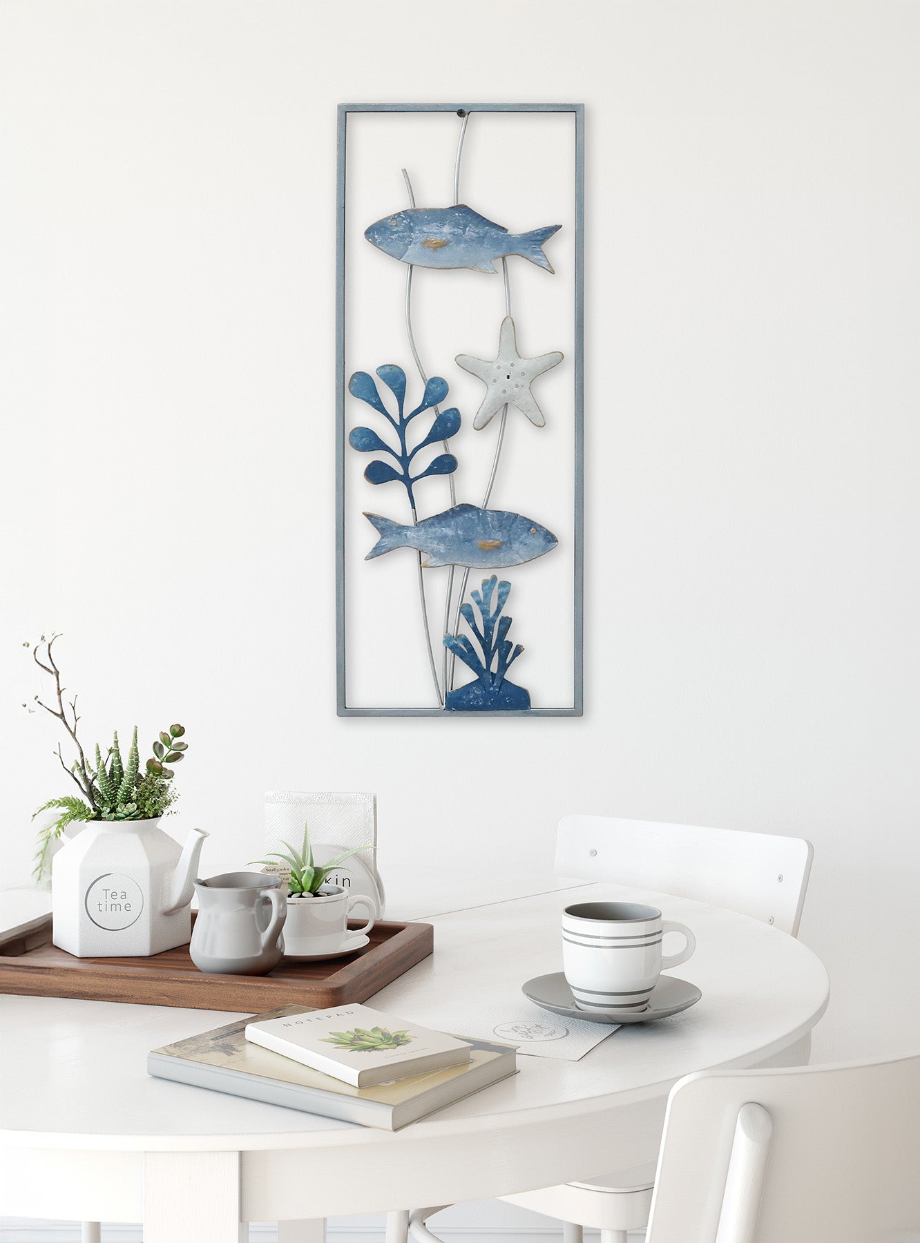Metallbild FISCHE UND SEETANG 25x61 cm – Deko modern - Ambiente 1