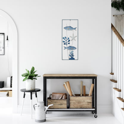 Metallbild FISCHE UND SEETANG 25x61 cm – Deko modern - Ambiente 2
