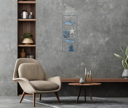 Metallbild FISCHE UND SEETANG 25x61 cm – Deko modern - Ambiente 3
