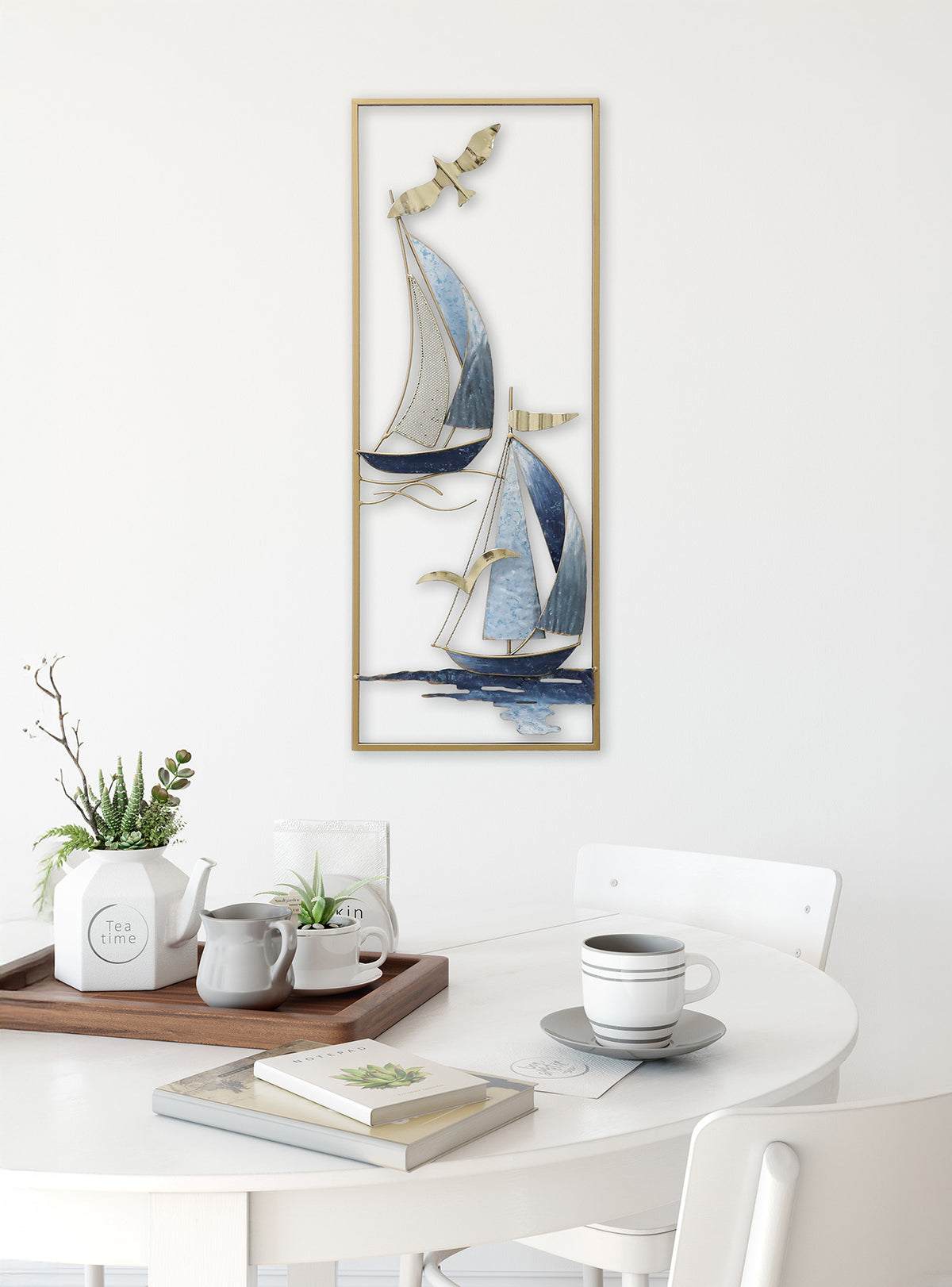 Metallbild SCHIFFE 29x74 cm – Deko modern - Ambiente 1
