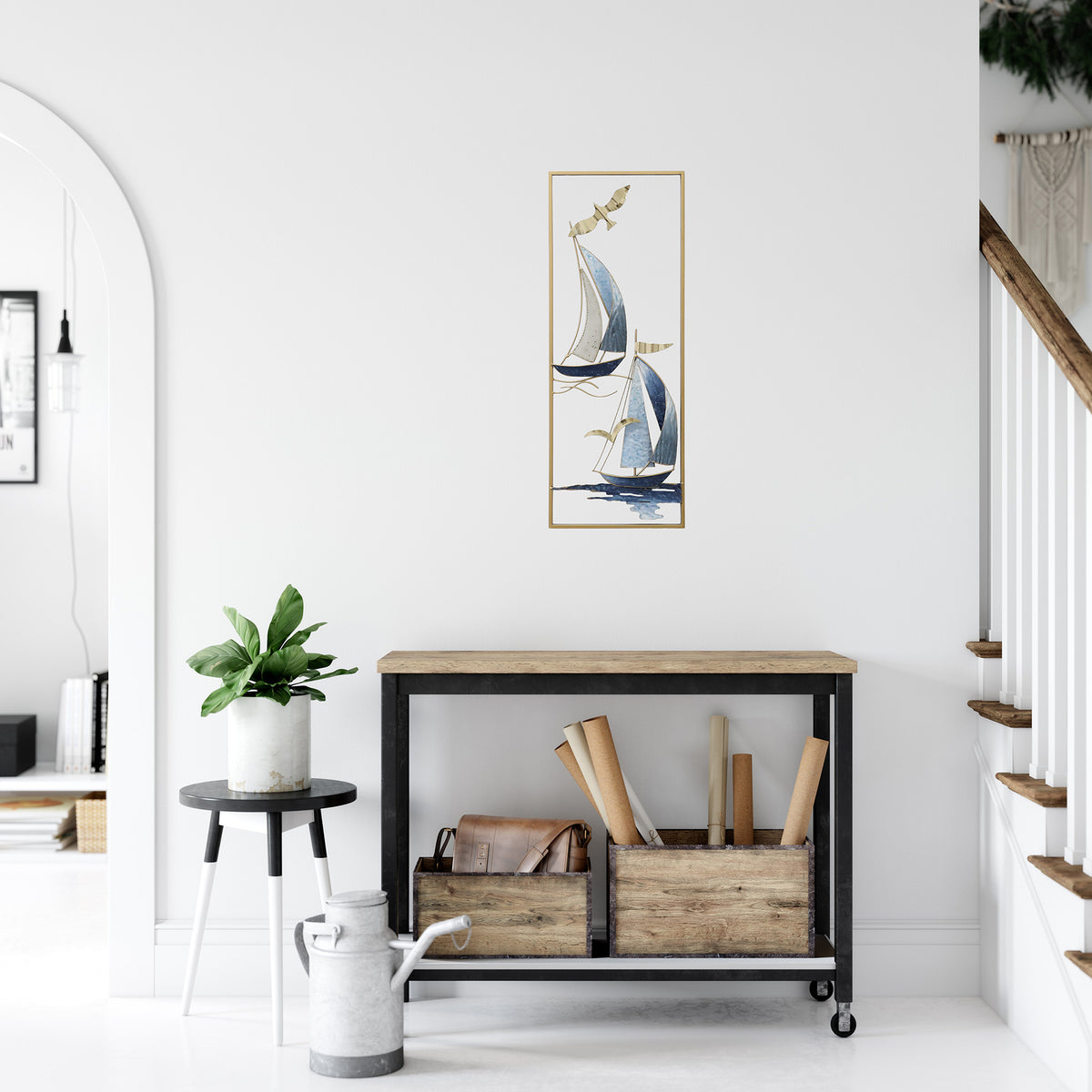 Metallbild SCHIFFE 29x74 cm – Deko modern - Ambiente 2