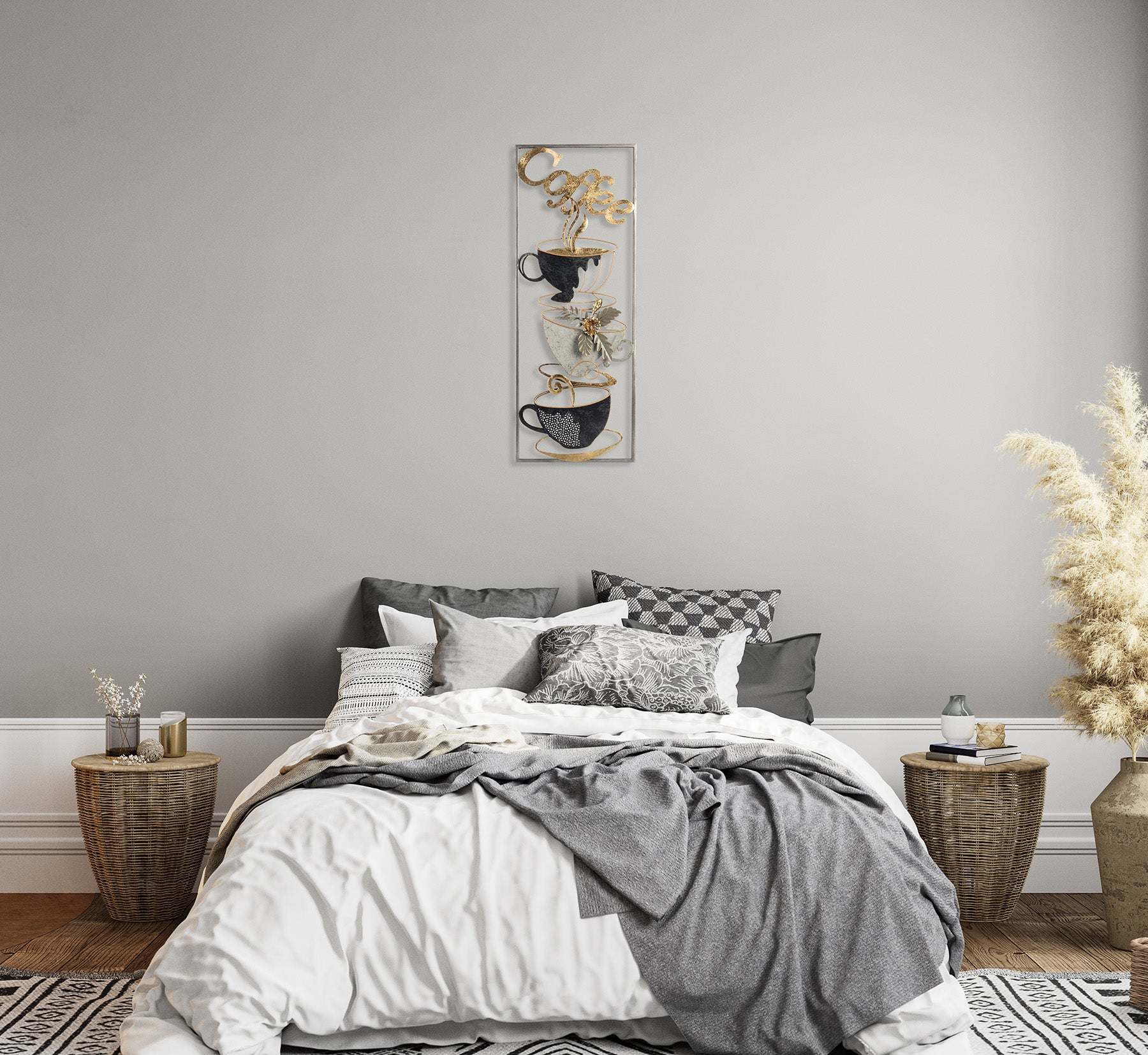 Metallbild KAFFEE 29x74 cm – Deko modern - Ambiente 2