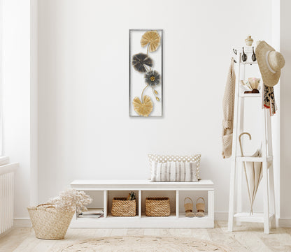 Metallbild SEEROSEN 29x74 cm – Deko modern - Ambiente 3