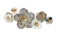 Metallbild METALLBLUMEN 118x51 cm – Deko modern