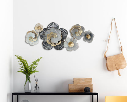Metallbild METALLBLUMEN 118x51 cm – Deko modern - Ambiente 1