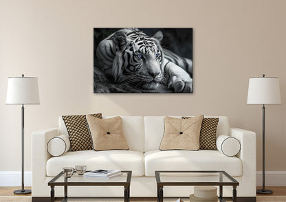 Wandbild TIGER 78x118 cm – Leinwandbild Keilrahmen Deko modern - Ambiente 3