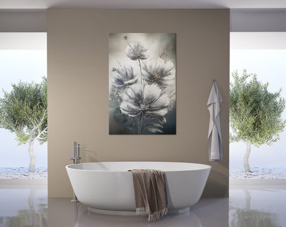 Wandbild BLUMEN 78x118 cm – Leinwandbild Keilrahmen Deko modern - Ambiente 2