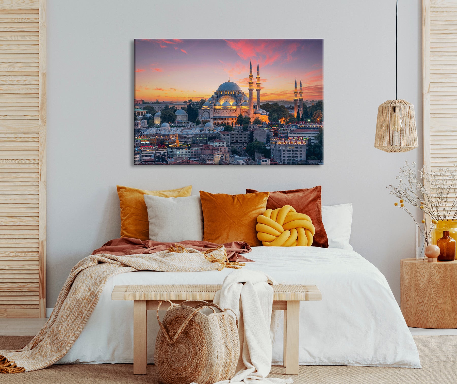 Wandbild ISTANBUL 78x118 cm – Stadtmotiv Architektur Orient Moschee modern Deko - Ambiente 2