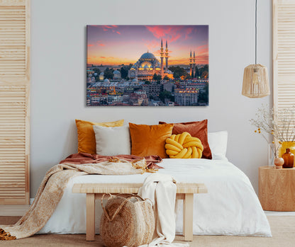 Wandbild ISTANBUL 78x118 cm – Stadtmotiv Architektur Orient Moschee modern Deko - Ambiente 2