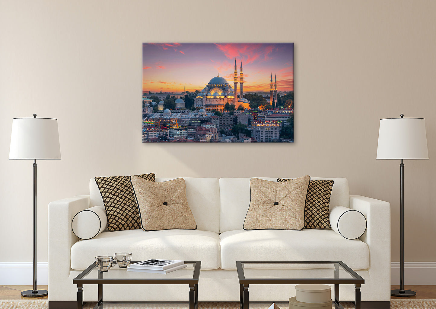 Wandbild ISTANBUL 78x118 cm – Stadtmotiv Architektur Orient Moschee modern Deko - Ambiente 3