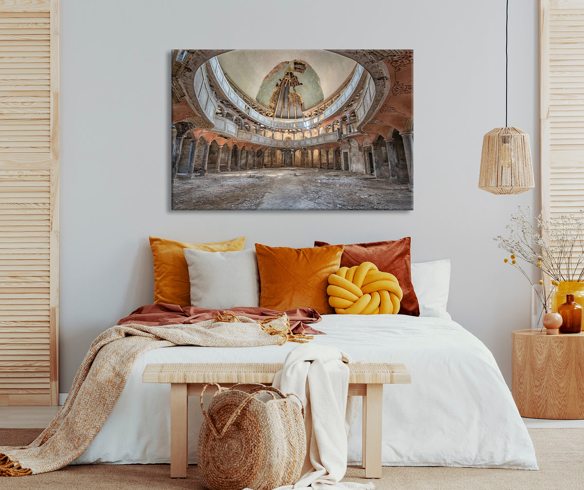 Wandbild LOST PLACE 78x118 cm – Leinwandbild Keilrahmen Deko modern - Ambiente 2