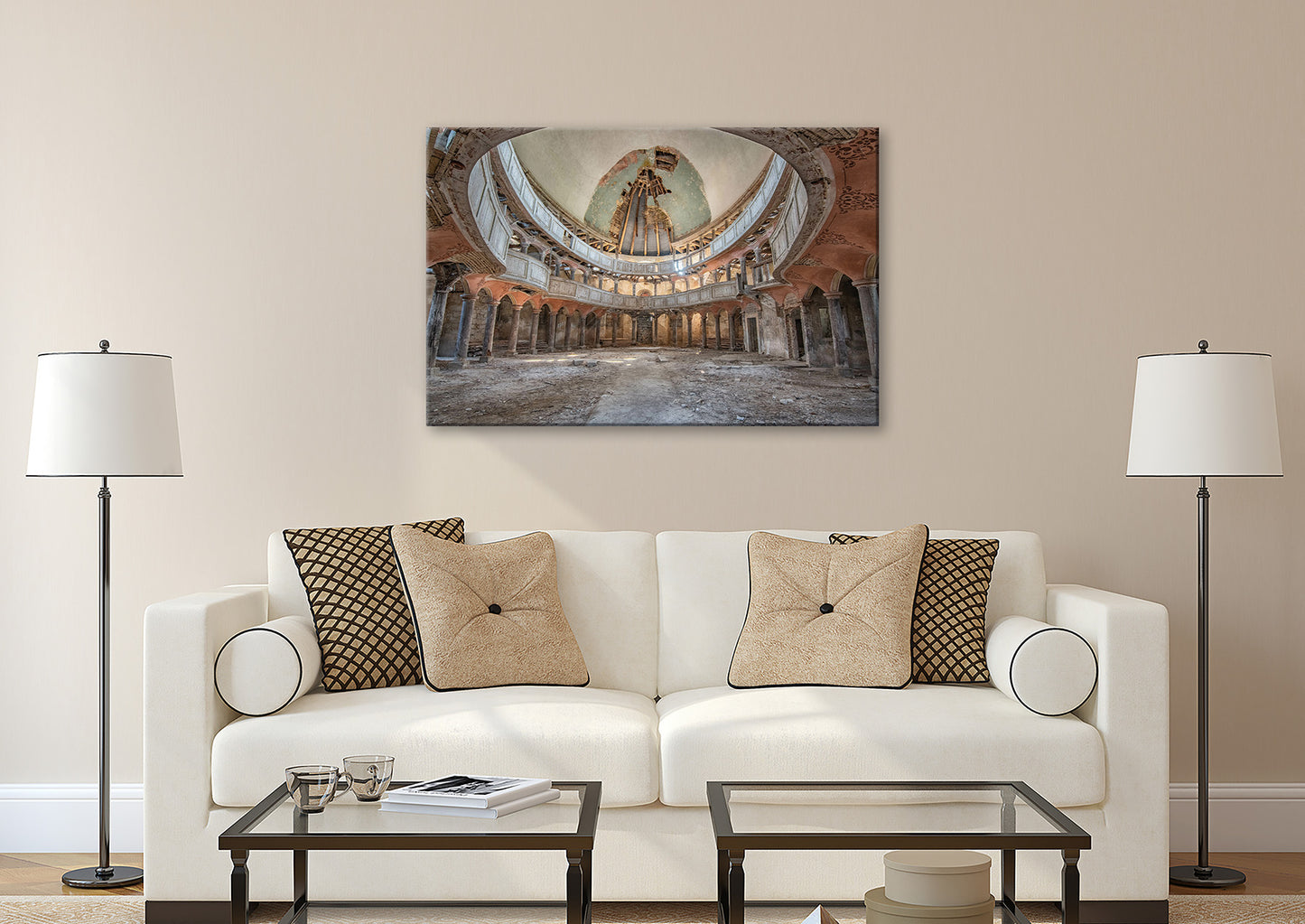 Wandbild LOST PLACE 78x118 cm – Leinwandbild Keilrahmen Deko modern - Ambiente 3