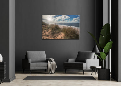 Wandbild STRAND SYLT 78x118 cm – Leinwandbild Keilrahmen Deko modern - Ambiente 1