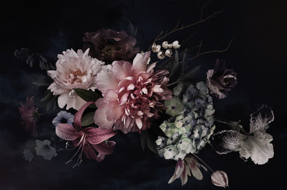Wandbild BLUMEN 78x118 cm – Leinwandbild Keilrahmen Deko modern