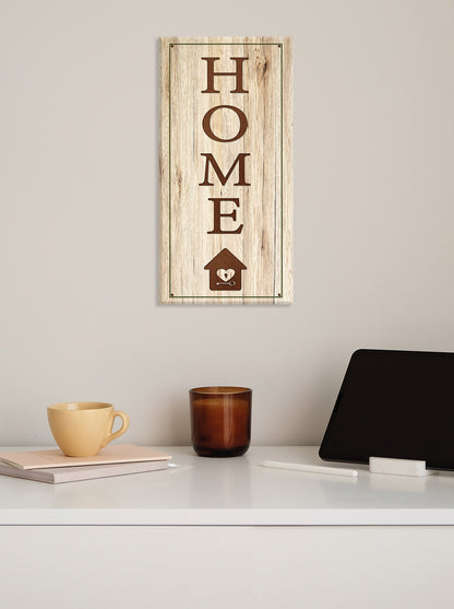 Wandbild HOME 20x40 cm – Leinwandbild Keilrahmen Deko modern - Ambiente 3