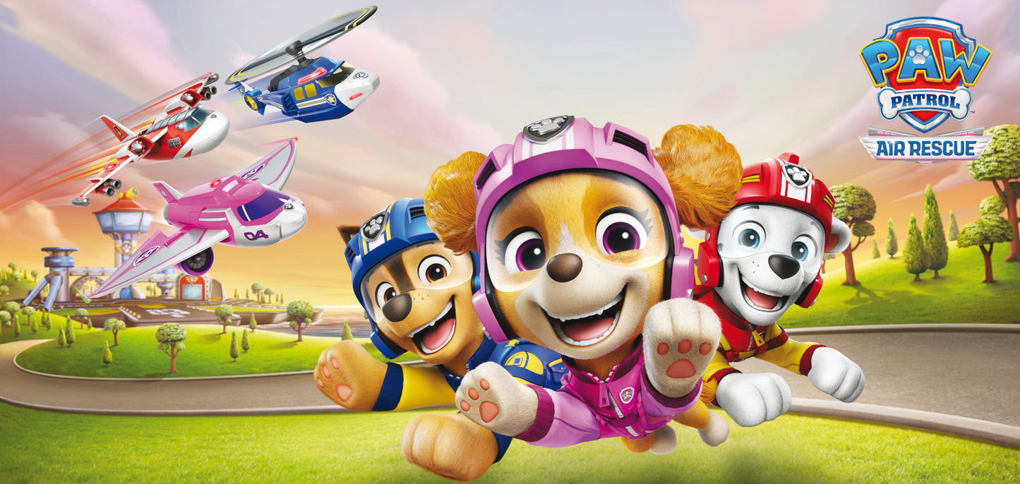 Wandbild PAW PATROL – RESCUE 33x70 cm – Leinwandbild Keilrahmen Deko modern