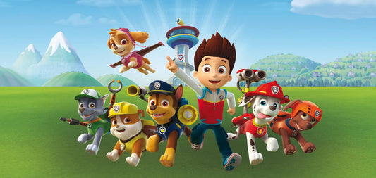 Wandbild PAW PATROL 33x70 cm – Leinwandbild Keilrahmen Deko modern