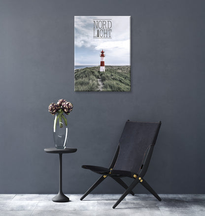 Wandbild LEUCHTTURM 46x61 cm – Leinwandbild Keilrahmen Deko modern - Ambiente 3