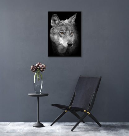 Wandbild WOLF 46x61 cm – Leinwandbild Keilrahmen Deko modern - Ambiente 3