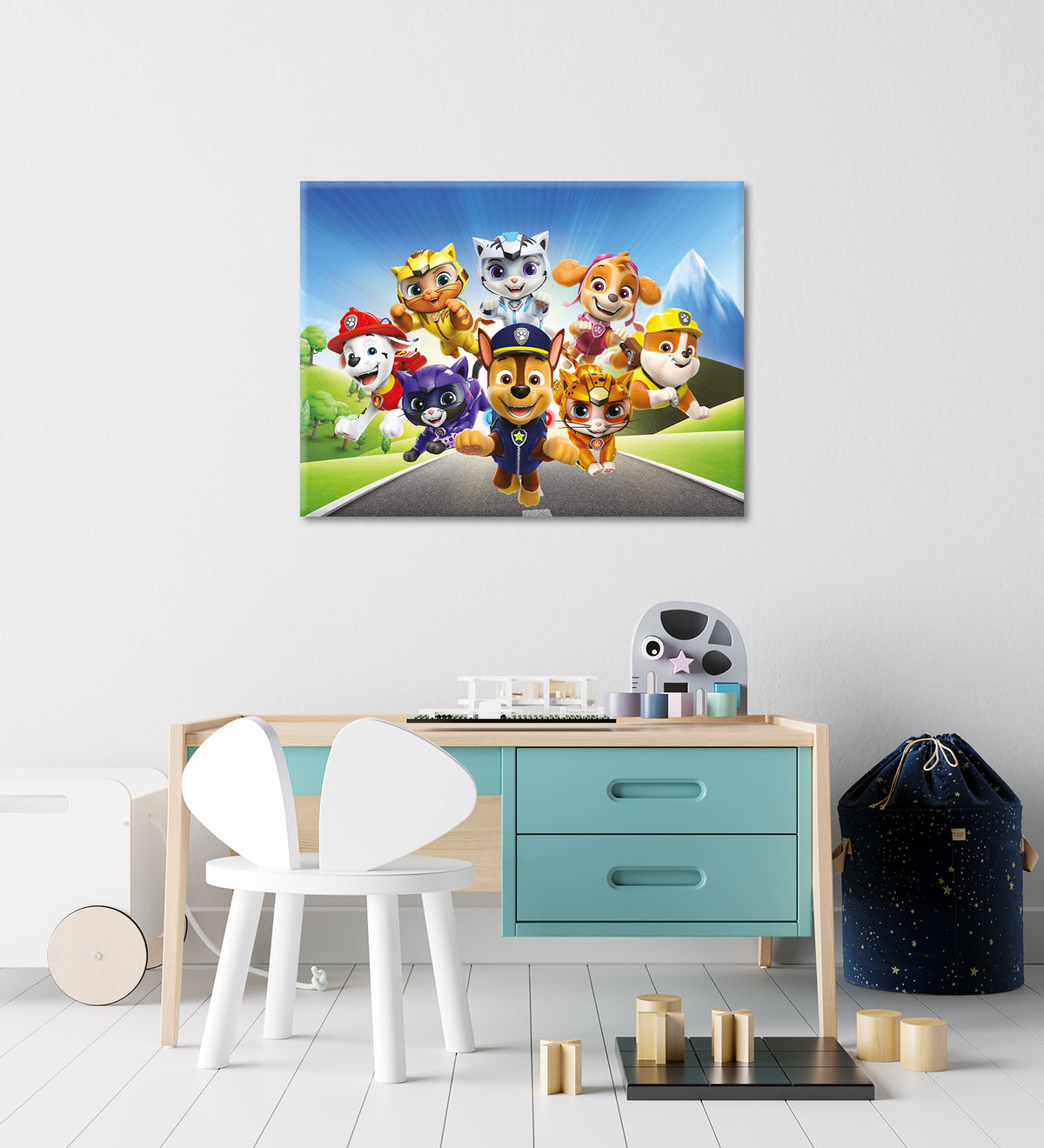 Wandbild CAT PACK PAW PATROL 46x61 cm – Leinwandbild Keilrahmen Deko modern - Ambiente 3