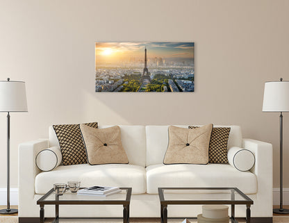 Wandbild EIFFELTURM PARIS 50x100 cm – Leinwandbild Keilrahmen Deko modern - Ambiente 3
