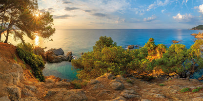 Wandbild COSTA BRAVA SPANIEN 50x100 cm – Leinwandbild Keilrahmen Deko modern