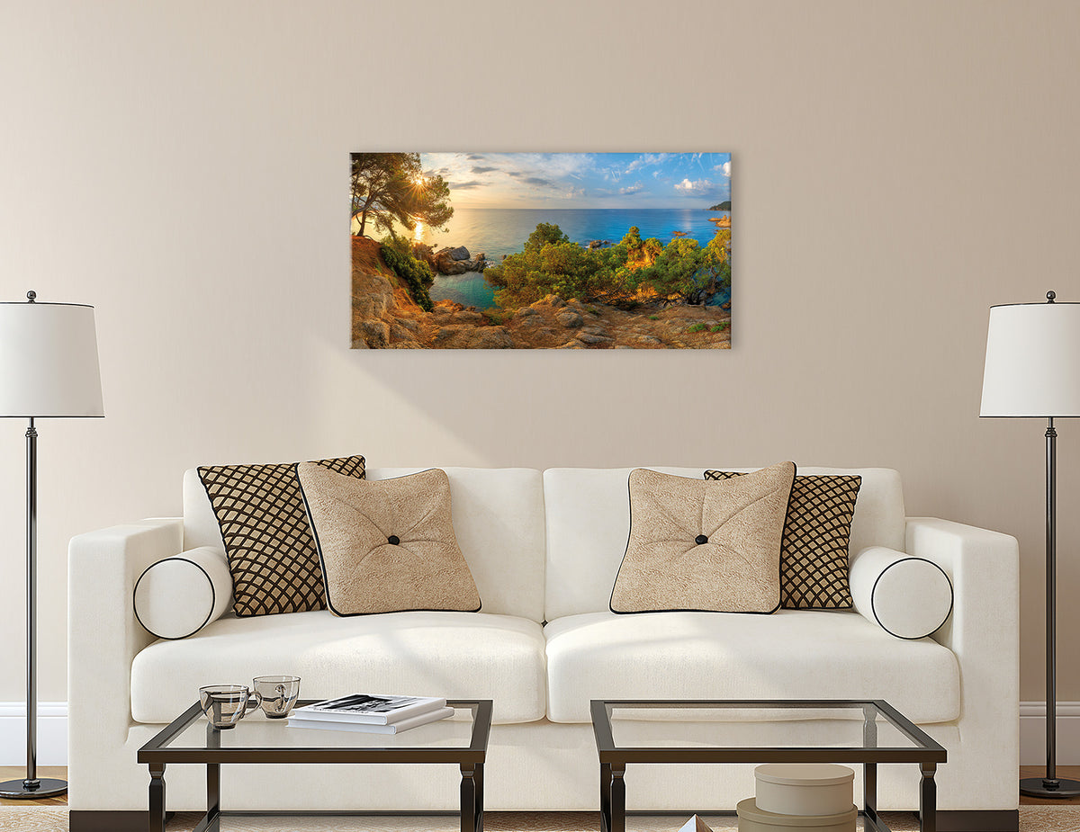 Wandbild COSTA BRAVA SPANIEN 50x100 cm – Leinwandbild Keilrahmen Deko modern - Ambiente 3