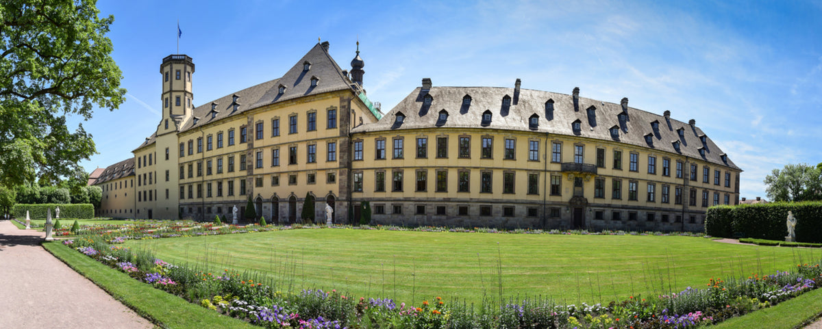 Wandbild STADTSCHLOSS FULDA 50x125 cm – Leinwandbild Keilrahmen Deko modern