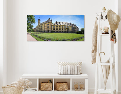 Wandbild STADTSCHLOSS FULDA 50x125 cm – Leinwandbild Keilrahmen Deko modern - Ambiente 1