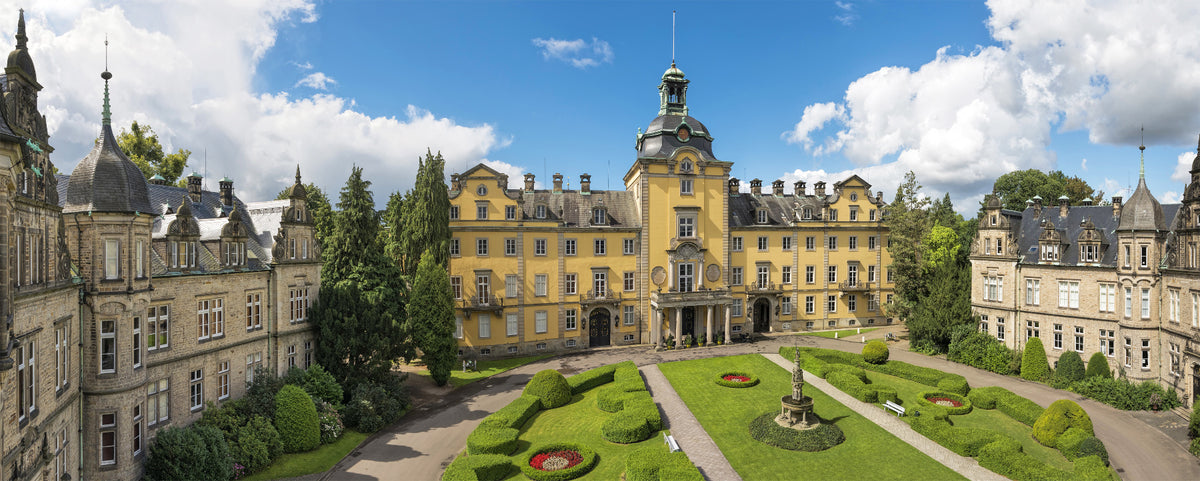 Wandbild SCHLOSS BÜCKEBURG 50x125 cm – Leinwandbild Keilrahmen Deko modern