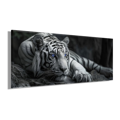 Wandbild TIGER XXL 60x140 cm – Leinwandbild Keilrahmen Deko modern - Seitenansicht