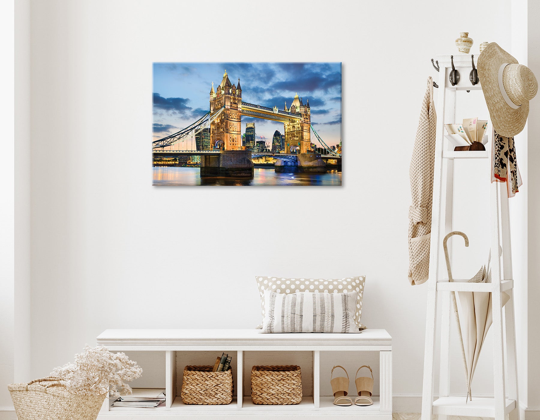 Wandbild TOWER BRIDGE 60x90 cm – Leinwandbild Keilrahmen Deko modern - Ambiente 1