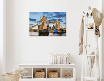 Wandbild TOWER BRIDGE 60x90 cm – Leinwandbild Keilrahmen Deko modern - Ambiente 1