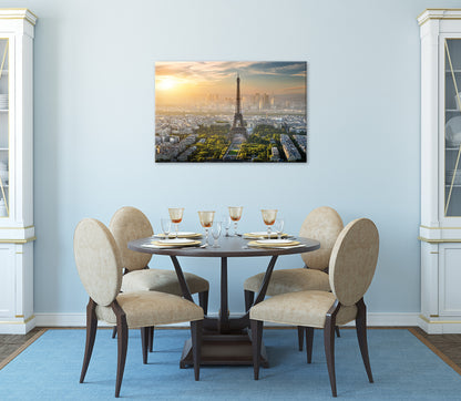 Wandbild EIFFELTURM 60x90 cm – Leinwandbild Keilrahmen Deko modern - Ambiente 3