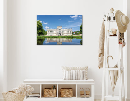 Wandbild SCHLOSS LUDWIGLUST 60x90 cm – Leinwandbild Keilrahmen Deko modern - Ambiente 1