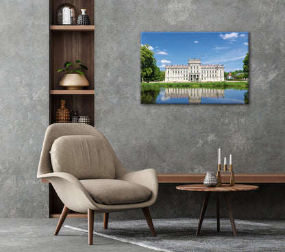 Wandbild SCHLOSS LUDWIGLUST 60x90 cm – Leinwandbild Keilrahmen Deko modern - Ambiente 2